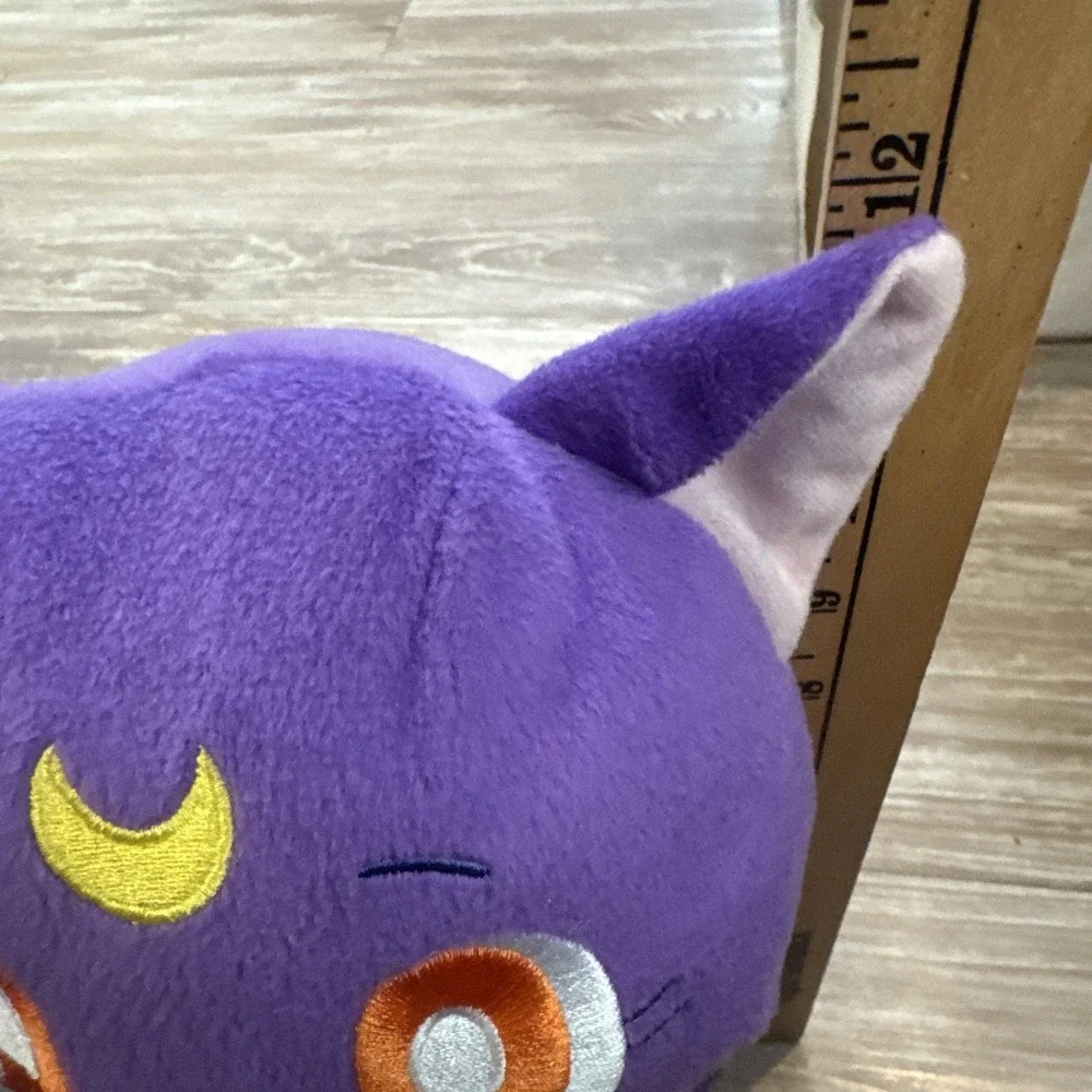 New With Tags Sailor‎ Moon Luna Purple 12" Cat Plush - Picture 3 of 7